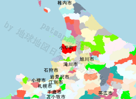 小平町の位置を示す地図