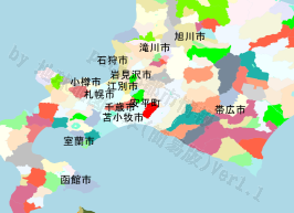 安平町の位置を示す地図