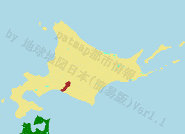 むかわ町の位置を示す地図