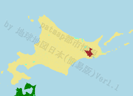 標茶町の位置を示す地図
