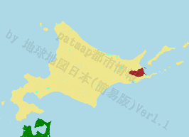 別海町の位置を示す地図