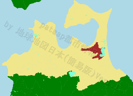 東北町の位置を示す地図