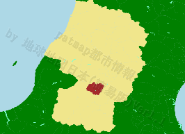 白鷹町の位置を示す地図