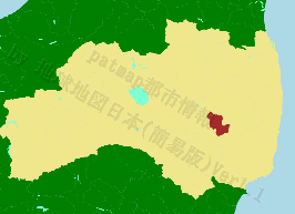 小野町の位置を示す地図
