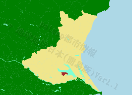 美浦村の位置を示す地図