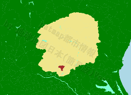 大平町の位置を示す地図