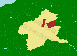 沼田市の位置を示す地図