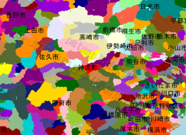 神流町の位置を示す地図
