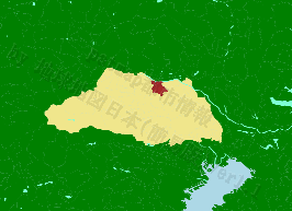 行田市の位置を示す地図