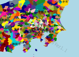 新座市の位置を示す地図