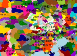 日高市の位置を示す地図