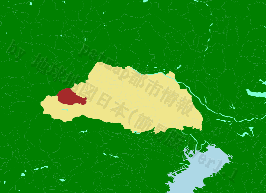 小鹿野町の位置を示す地図