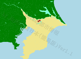 本埜村の位置を示す地図