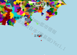 三宅村の位置を示す地図