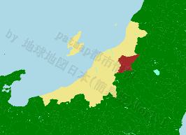 阿賀町の位置を示す地図