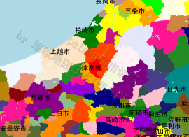 津南町の位置を示す地図