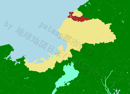 坂井市の位置を示す地図