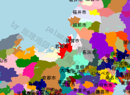 若狭町の位置を示す地図