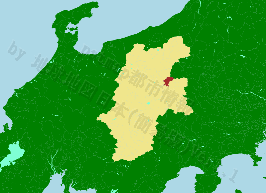 東御市の位置を示す地図