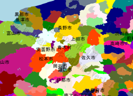 青木村の位置を示す地図