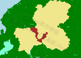 関市の位置を示す地図