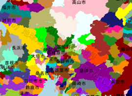 富加町の位置を示す地図