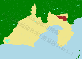 御殿場市の位置を示す地図