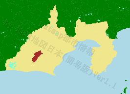 森町の位置を示す地図