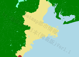 紀宝町の位置を示す地図