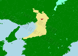 摂津市の位置を示す地図