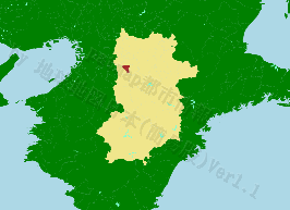 大和高田市の位置を示す地図