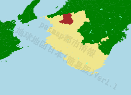 紀の川市の位置を示す地図