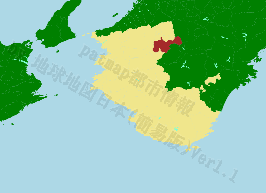 高野町の位置を示す地図
