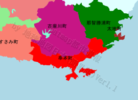 串本町の位置を示す地図