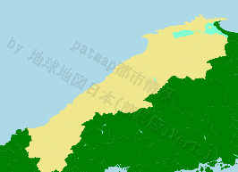 斐川町の位置を示す地図