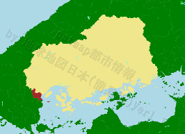 大竹市の位置を示す地図