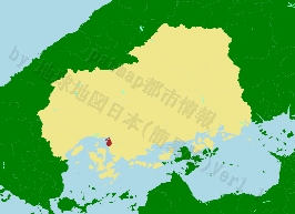 坂町の位置を示す地図
