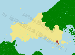 平生町の位置を示す地図