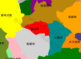 基山町の位置を示す地図