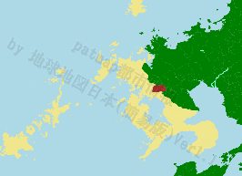 波佐見町の位置を示す地図