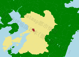 城南町の位置を示す地図