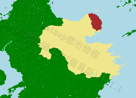 国東市の位置を示す地図