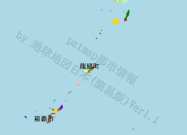 龍郷町の位置を示す地図