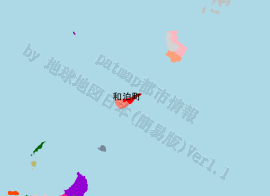 和泊町の位置を示す地図