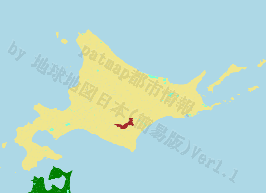 帯広市の位置を示す地図