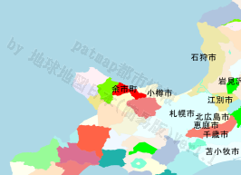 余市町の位置を示す地図
