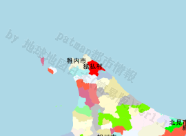 猿払村の位置を示す地図