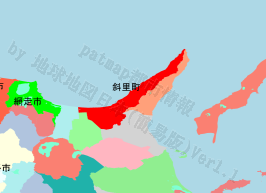 斜里町の位置を示す地図