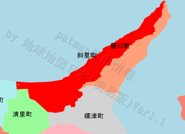 斜里町の位置を示す地図