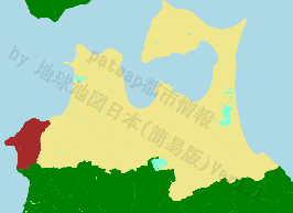 深浦町の位置を示す地図